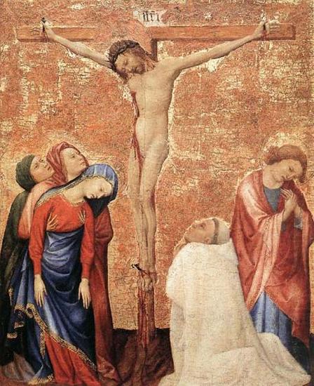 Christ on the Cross with a Carthusian Monk Time-line: 1351-1400 School: Flemish Form: painting Type: religious, Jean de Beaumetz